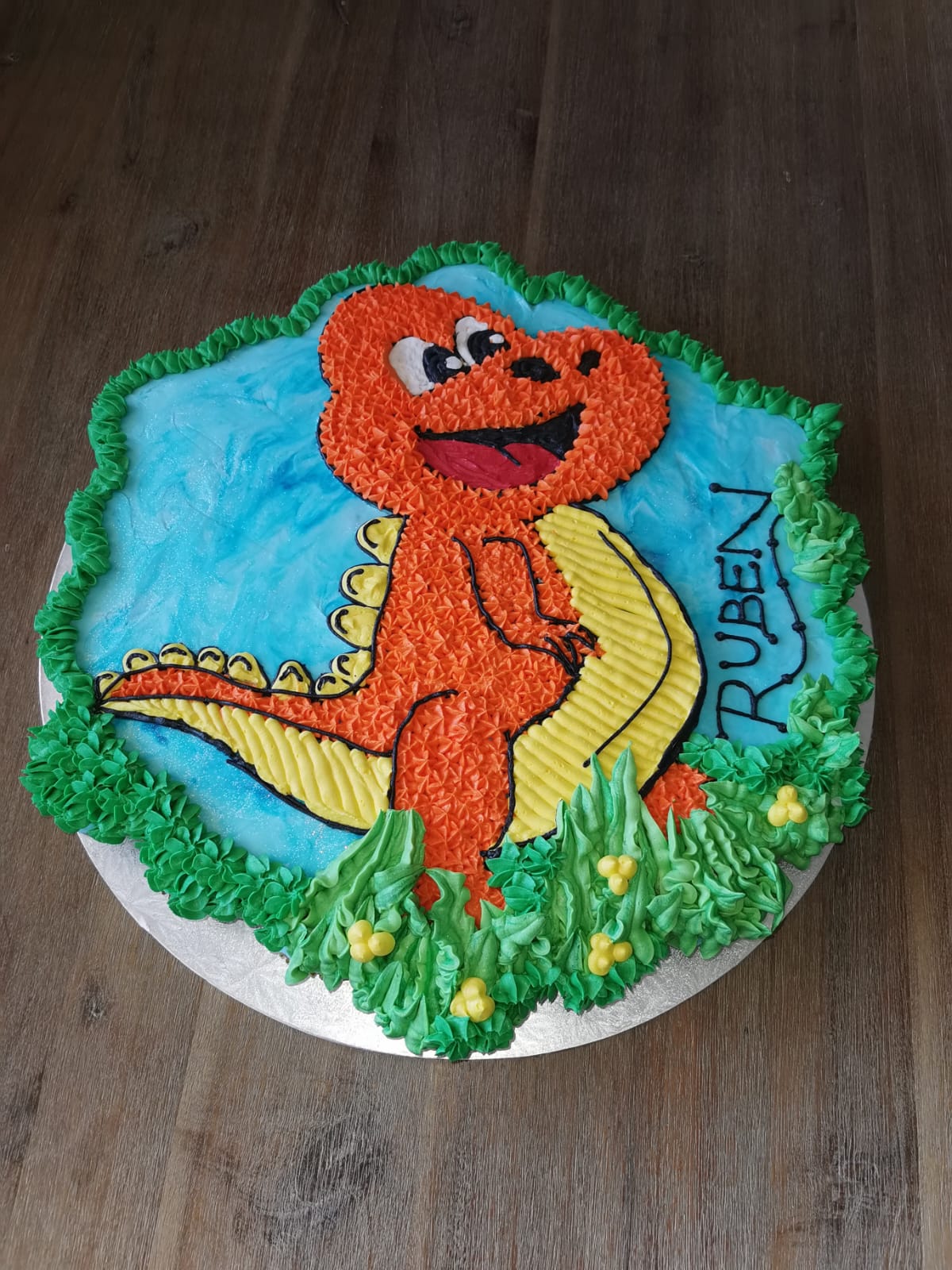 Dinosaur Birthday Cake