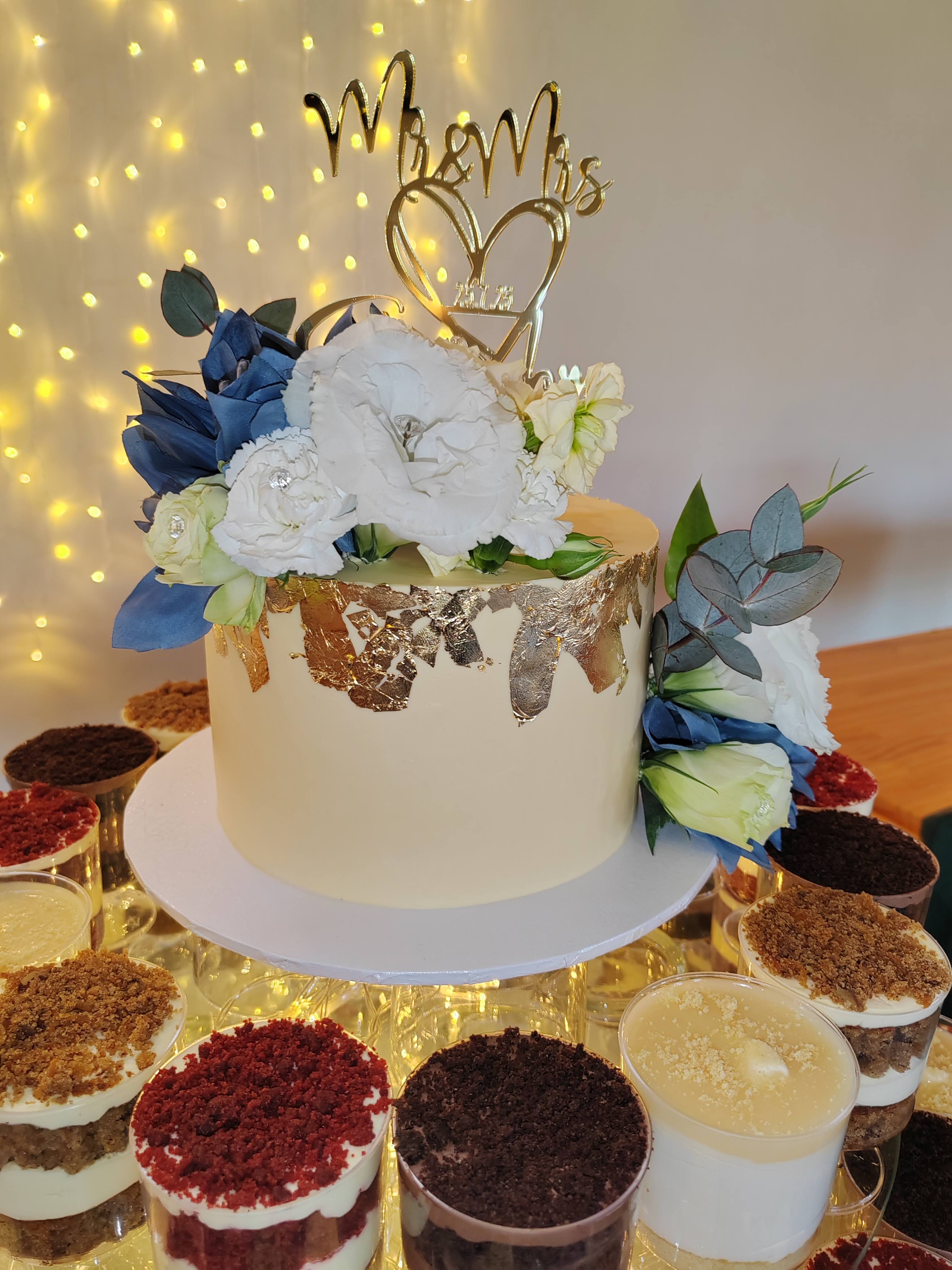 1 tier cake