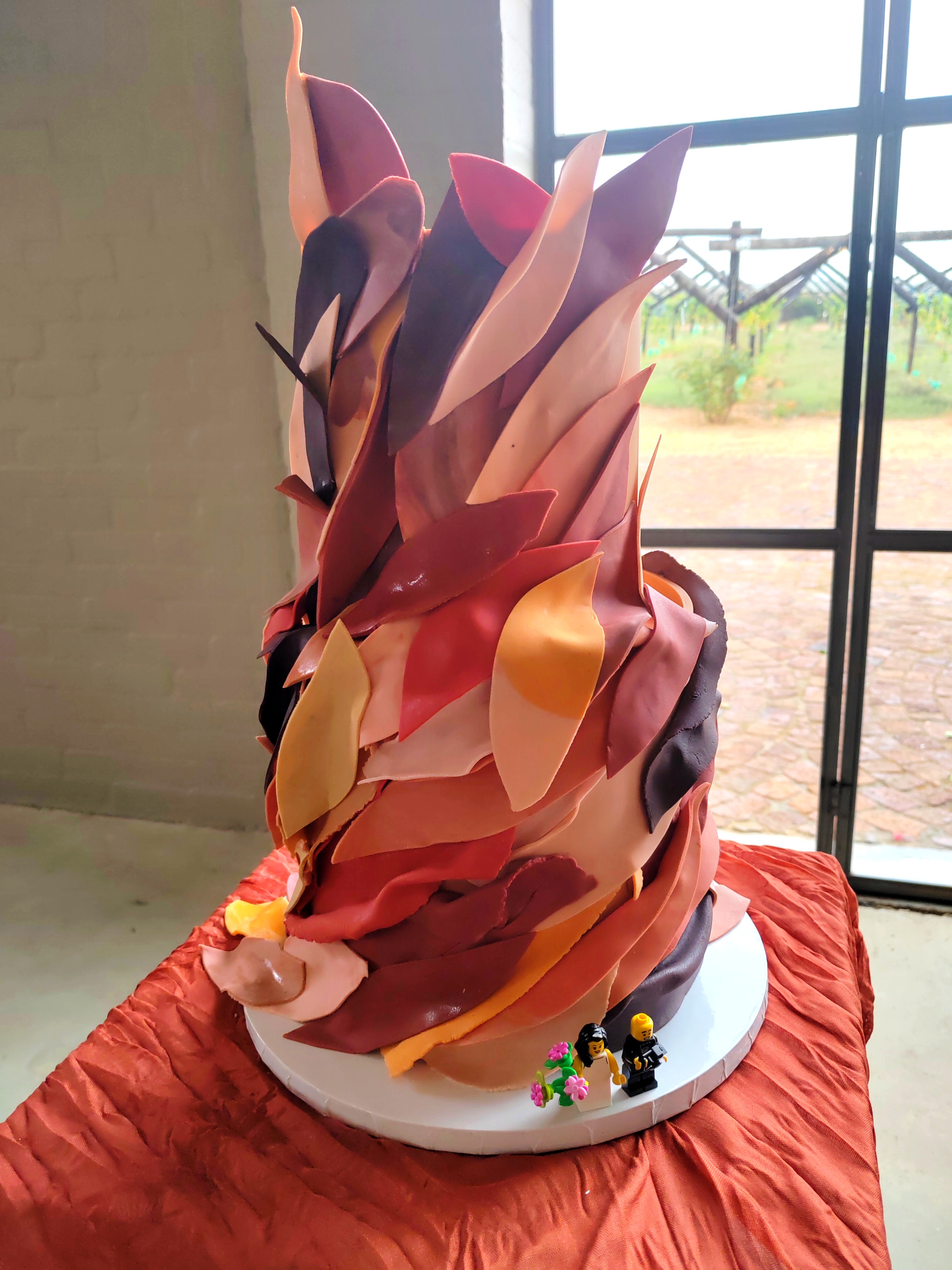 2 Tier Autumn Cake